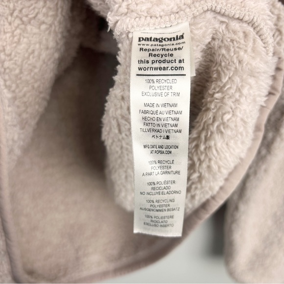 Patagonia Women's Los Gatos 1/4-Zip Pullover Beige Cream Sz XL - Picture 4 of 5